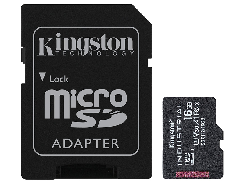 карта памяти 128gb kingston micro secure digital hc class10 uhs i canvas select sdcs2 128gb с переходником под sd Карта памяти 16Gb - Kingston Micro Secure Digital HC UHS-I Class 3 SDCIT2/16GB с переходником под SD