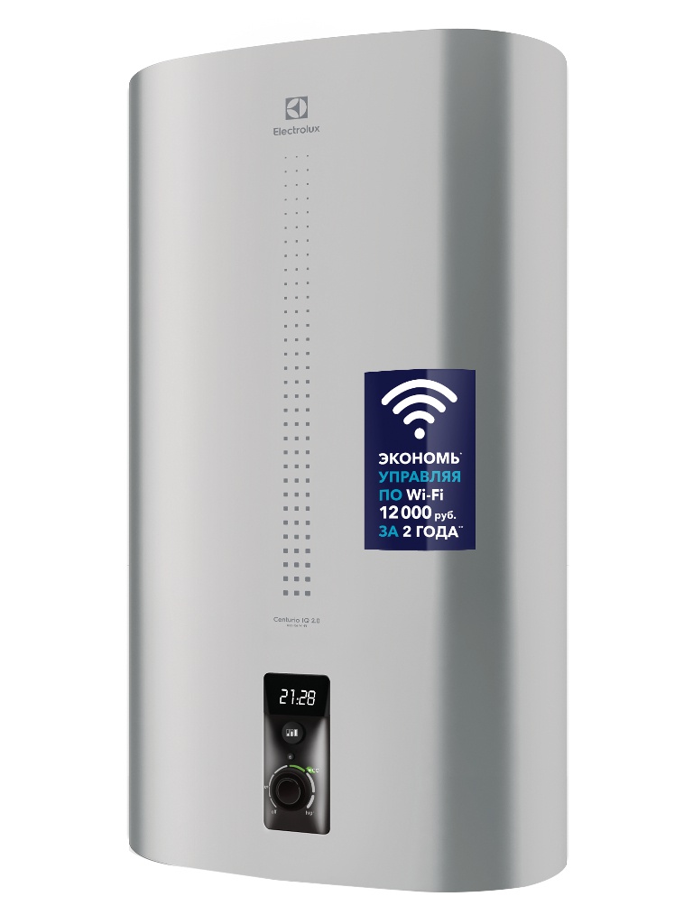 фото Водонагреватель electrolux ewh 50 centurio iq 2.0 silver