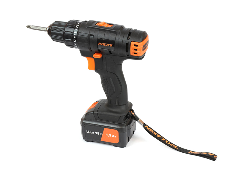

Электроинструмент Nexttool ACD-18BL 18V Li-Ion 2x1.5Ah 500006, ACD-18BL