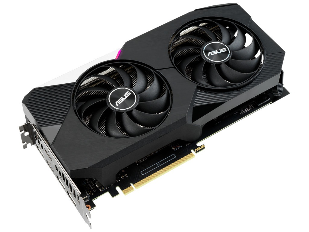 фото Видеокарта asus geforce rtx 3060 ti 1740mhz pci-e 4.0 8192mb 14000mhz 256 bit 3xdp 2xhdmi dual-rtx3060ti-o8g-v2 выгодный набор + серт. 200р!!!