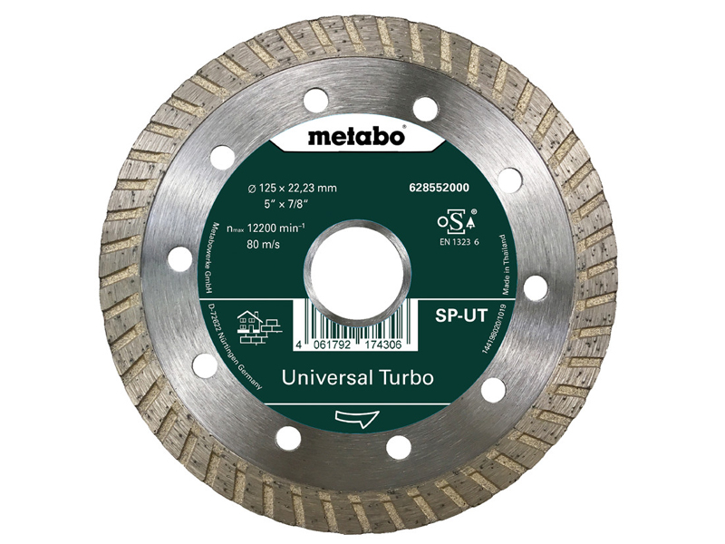 Диск Metabo Turbo алмазный, универсальный 125x22.2mm 628552000