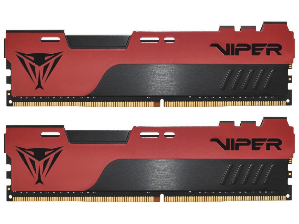 фото Модуль памяти patriot memory viper elite ii ddr4 dimm 2666mhz pc4-21300 cl16 - 8gb kit (2x4gb) pve248g266c6k