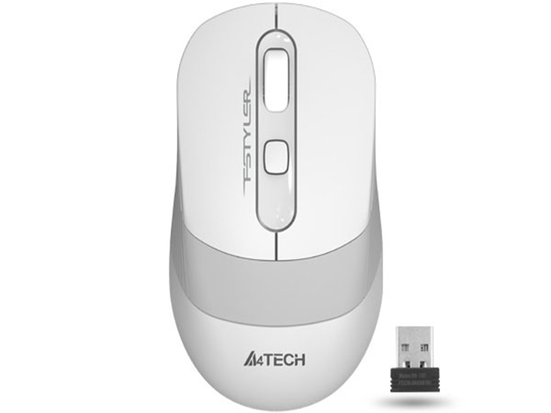 фото Мышь a4tech fstyler fg10s white-grey выгодный набор + серт. 200р!!!