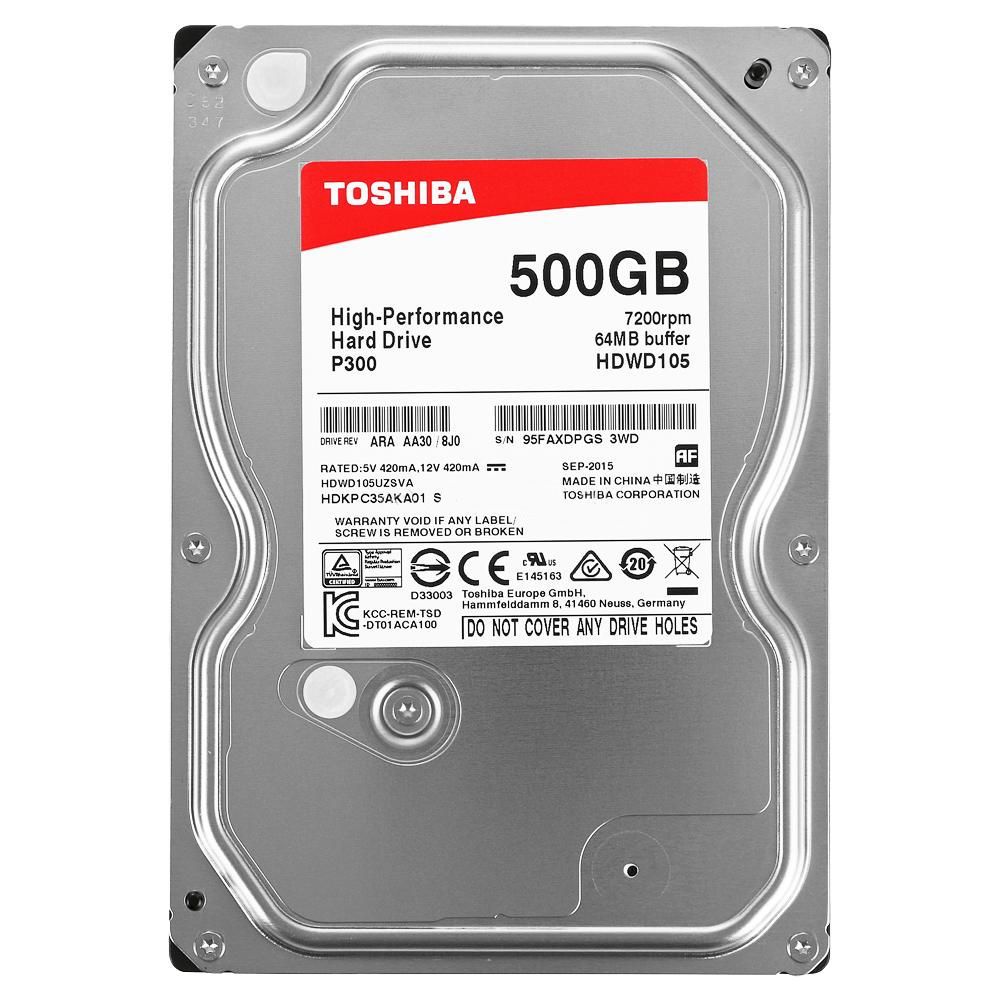 фото Жесткий диск toshiba 500gb hdwd105uzsva выгодный набор + серт. 200р!!!