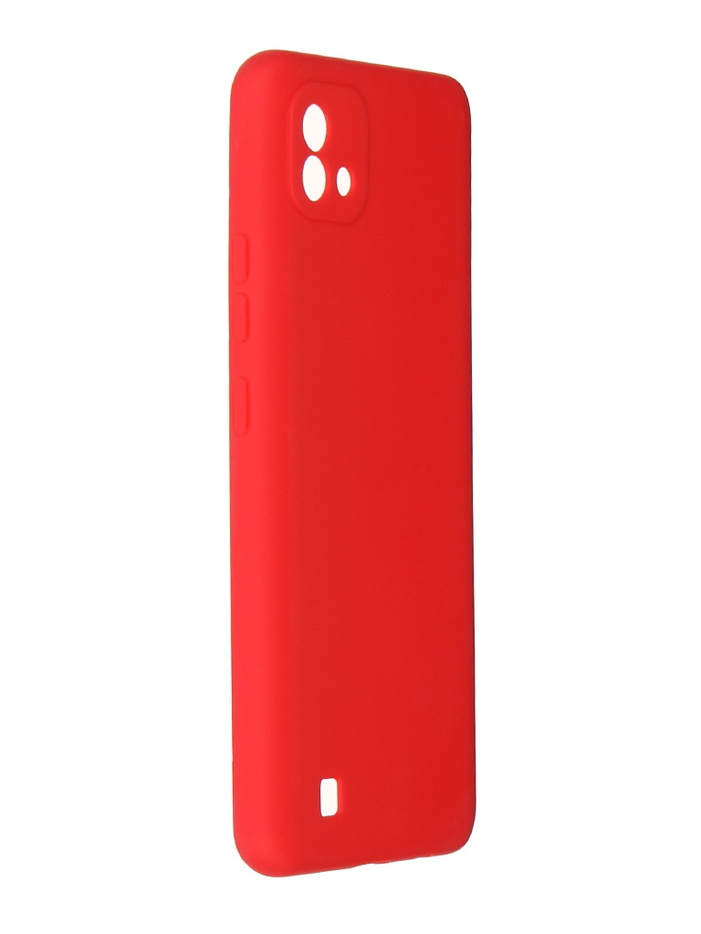 фото Чехол alwio для realme c11 2021 silicone soft touch red astrmc1121rd