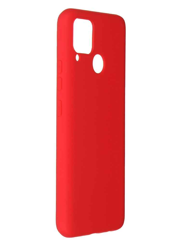 фото Чехол alwio для realme c25 / c25s silicone soft touch red astrmc25rd