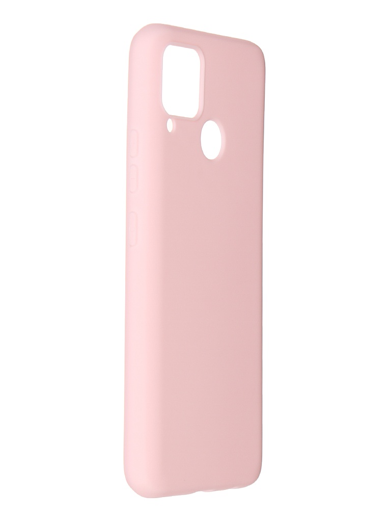 фото Чехол alwio для realme c25 / c25s silicone soft touch light pink astrmc25pk