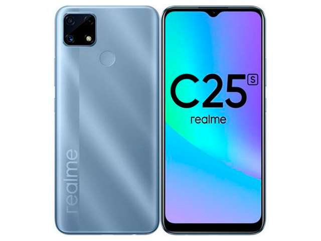 Сотовый телефон Realme C25S 4/128Gb Water Blue Выгодный набор + серт. 200Р!!!