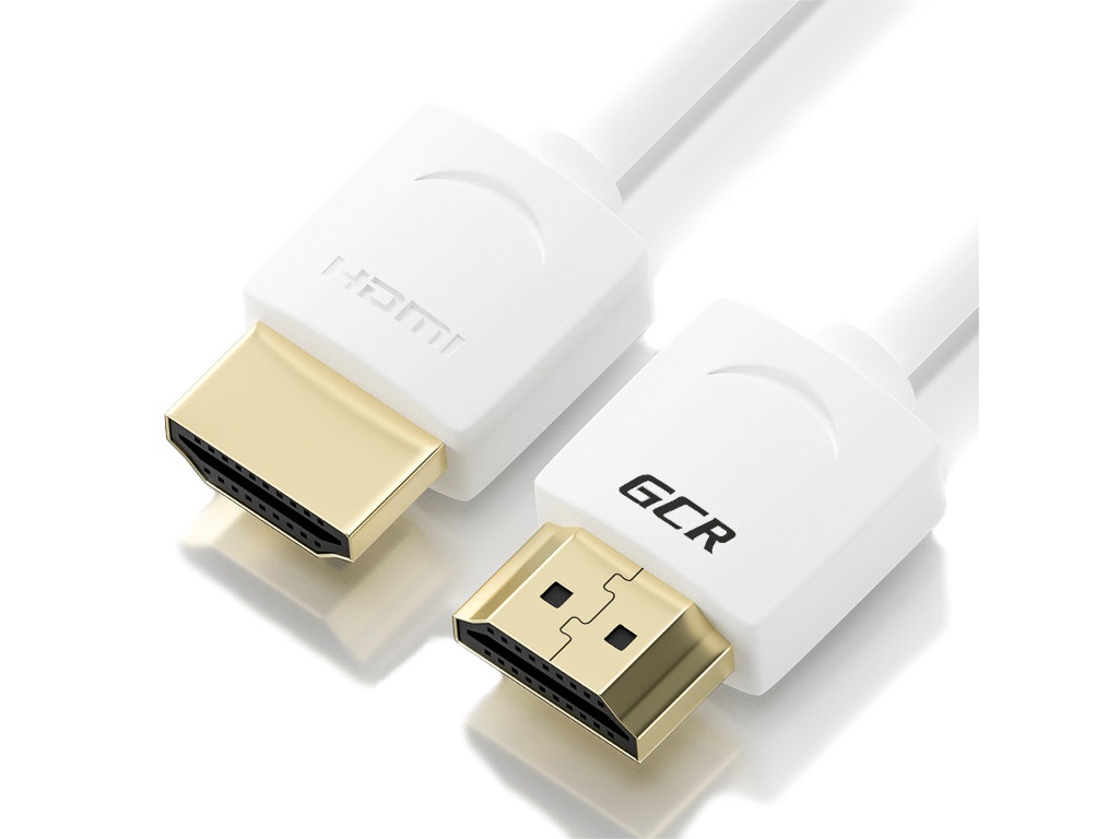 

Аксессуар GCR Slim HDMI v2.0 30cm White GCR-53210, GCR-53210