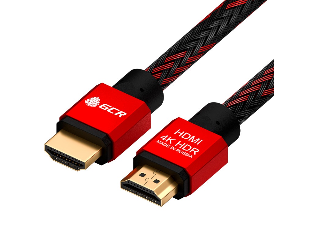 

Аксессуар GCR HDMI v2.0 3m Red GCR-51491, GCR-51491
