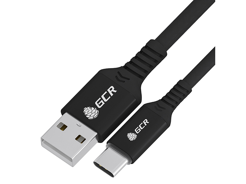 

Аксессуар GCR QC Type-C 1m Black GCR-53635, GCR-53635