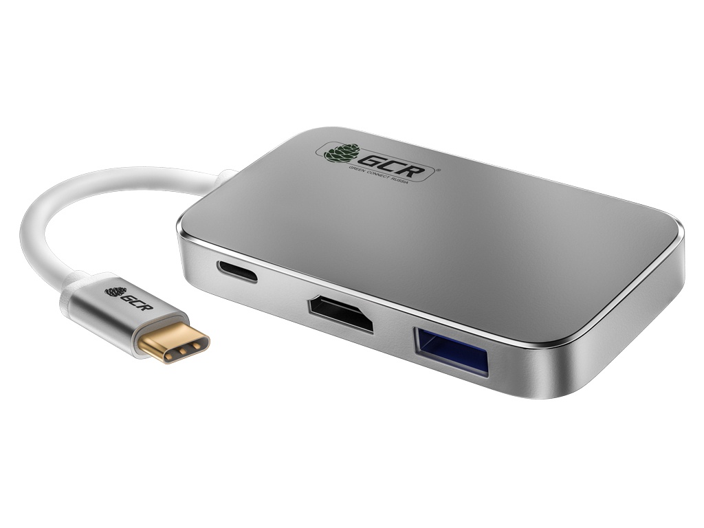 

Адаптер GCR Type-C - HDMI + Type-C + USB 3.0 GCR-CHC3USB, GCR-CHC3USB