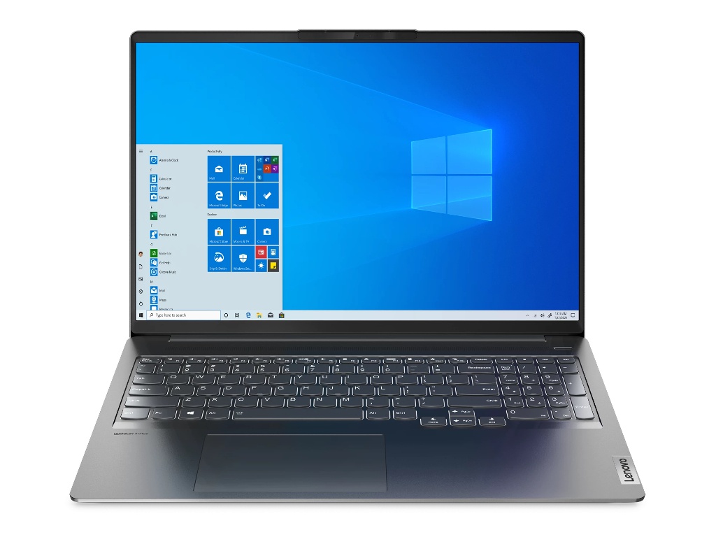 фото Ноутбук lenovo ideapad 5 pro 16ach6 dark grey 82l50058ru (amd ryzen 5 5600h 3.3 ghz/16384mb/512gb ssd/amd radeon graphics/wi-fi/bluetooth/cam/16/2560x1600/windows 10)