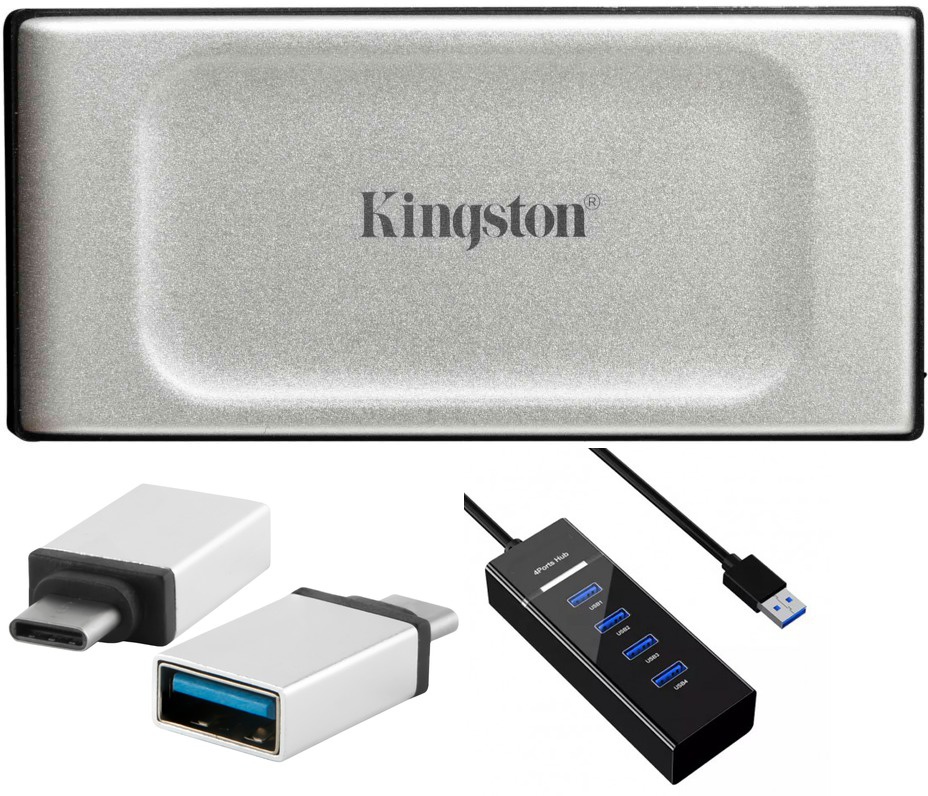 фото Твердотельный накопитель kingston xs2000 500gb sxs2000/500g выгодный набор + серт. 200р!!!