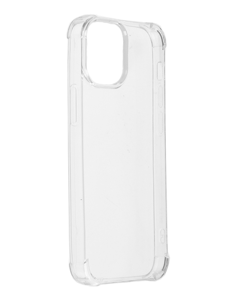 фото Чехол ibox для apple iphone 13 mini crystal с усиленными углами silicone transparent ут000028985