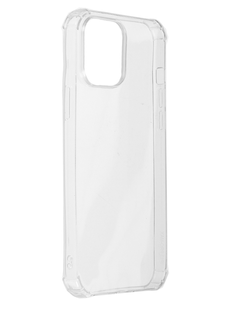 фото Чехол ibox для apple iphone 13 pro max crystal с усиленными углами silicone transparent ут000028987