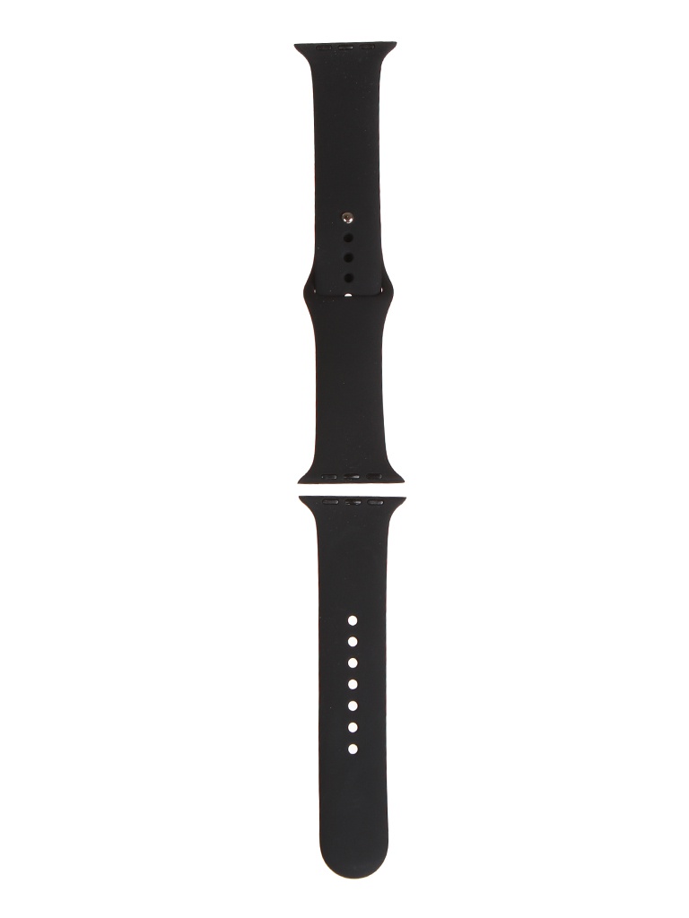 Аксессуар Ремешок mObility для APPLE Watch S3 / S4 / S5 SE / S6 42-44mm Silicone MB Black УТ000027903