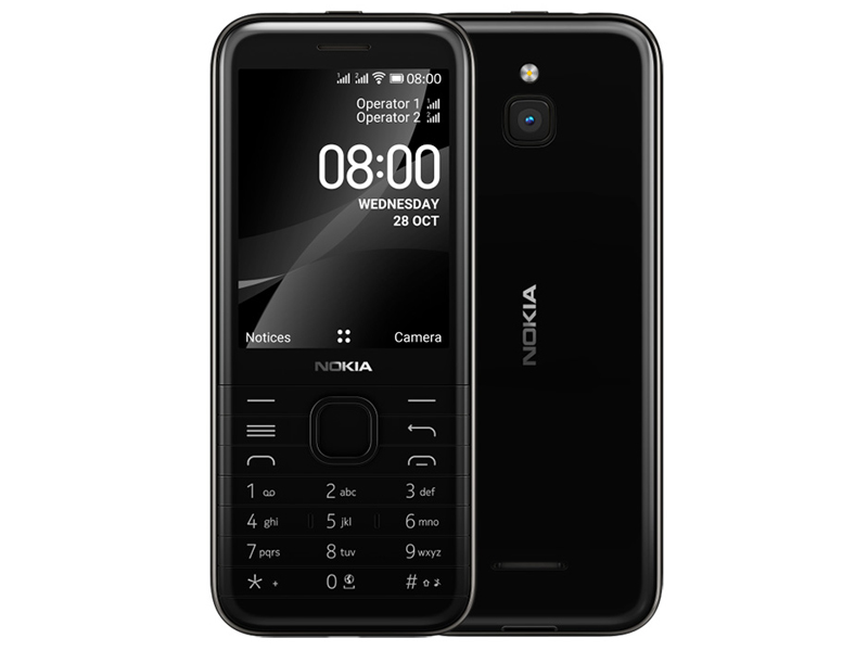 фото Сотовый телефон nokia 8000 4g (ta-1303) black выгодный набор + серт. 200р!!!