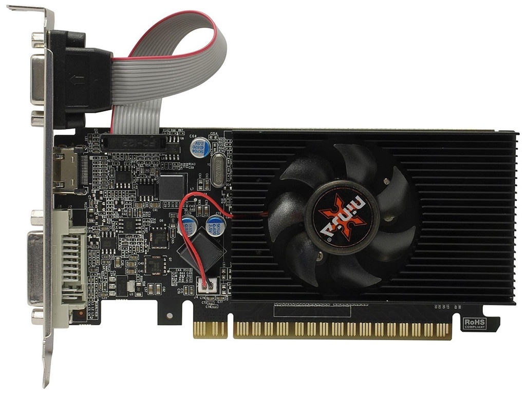 

Видеокарта Sinotex Ninja Radeon R5 230 625MHz PCI-E 2.0 1024Mb 1333MHz 64-bit DVI HDMI AHR523013F, Radeon R5 230