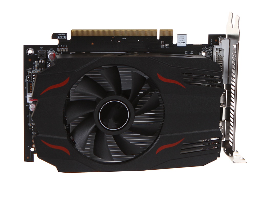 фото Видеокарта sinotex ninja radeon rx 550 1287mhz pci-e 3.0 4096mb 6000mhz 128-bit dvi hdmi dp ajrx55045f