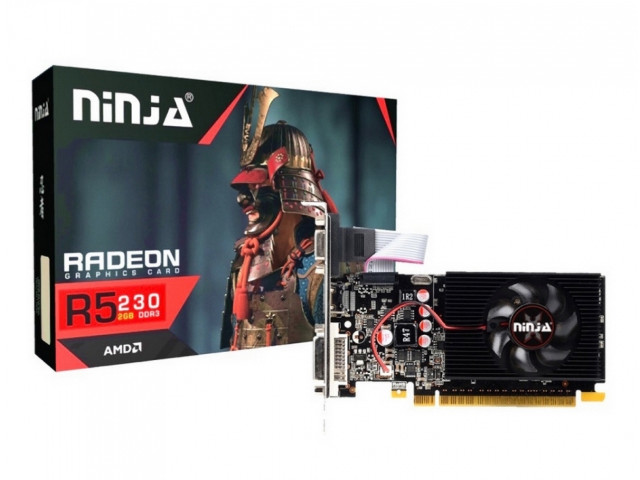 фото Видеокарта sinotex ninja radeon r5 230 625mhz pci-e 2.0 2048mb 1333mhz 64-bit dvi hdmi akr523023f