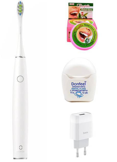 фото Зубная электрощетка xiaomi oclean air 2 sonic electric toothbrush white выгодный набор + серт. 200р!!!