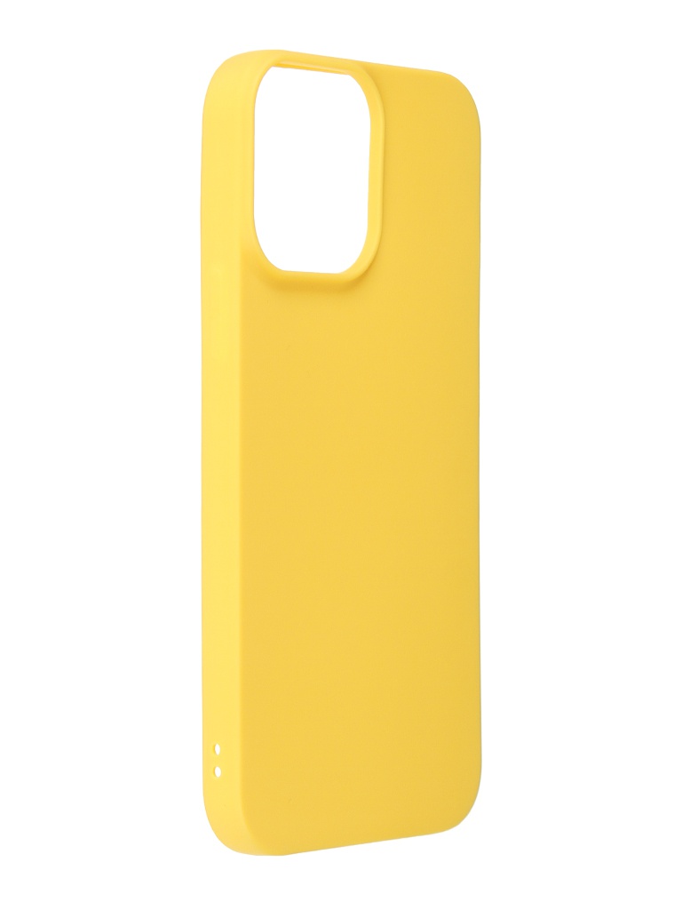 фото Чехол neypo для apple iphone 13 pro max soft matte silicone yellow nst47557