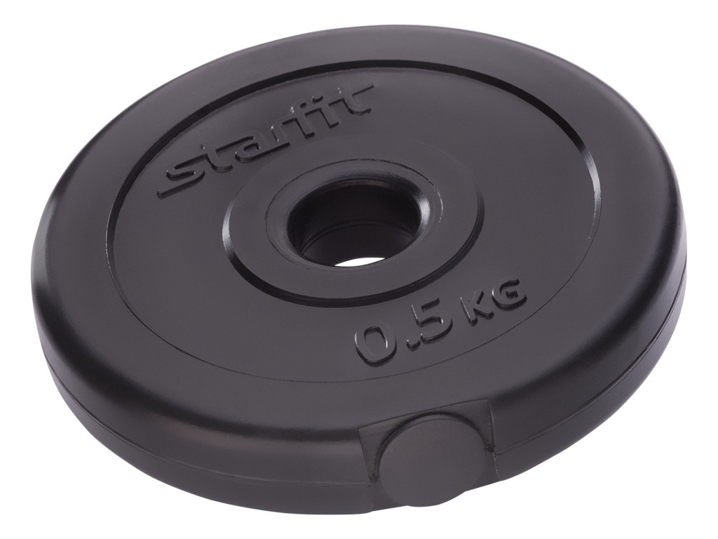 фото Диск пластиковый starfit bb-203 d-26mm 500g black ут-00007177