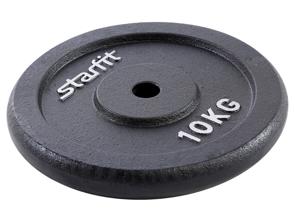 фото Диск чугунный starfit core bb-204 d-26mm 10kg black ут-00018819