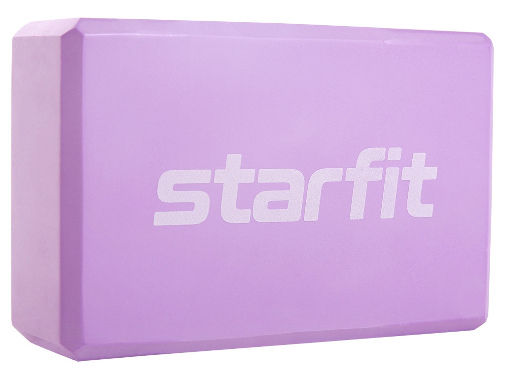 Блок для йоги Starfit Core YB-200 EVA 8cm Purple Pastel УТ-00018927