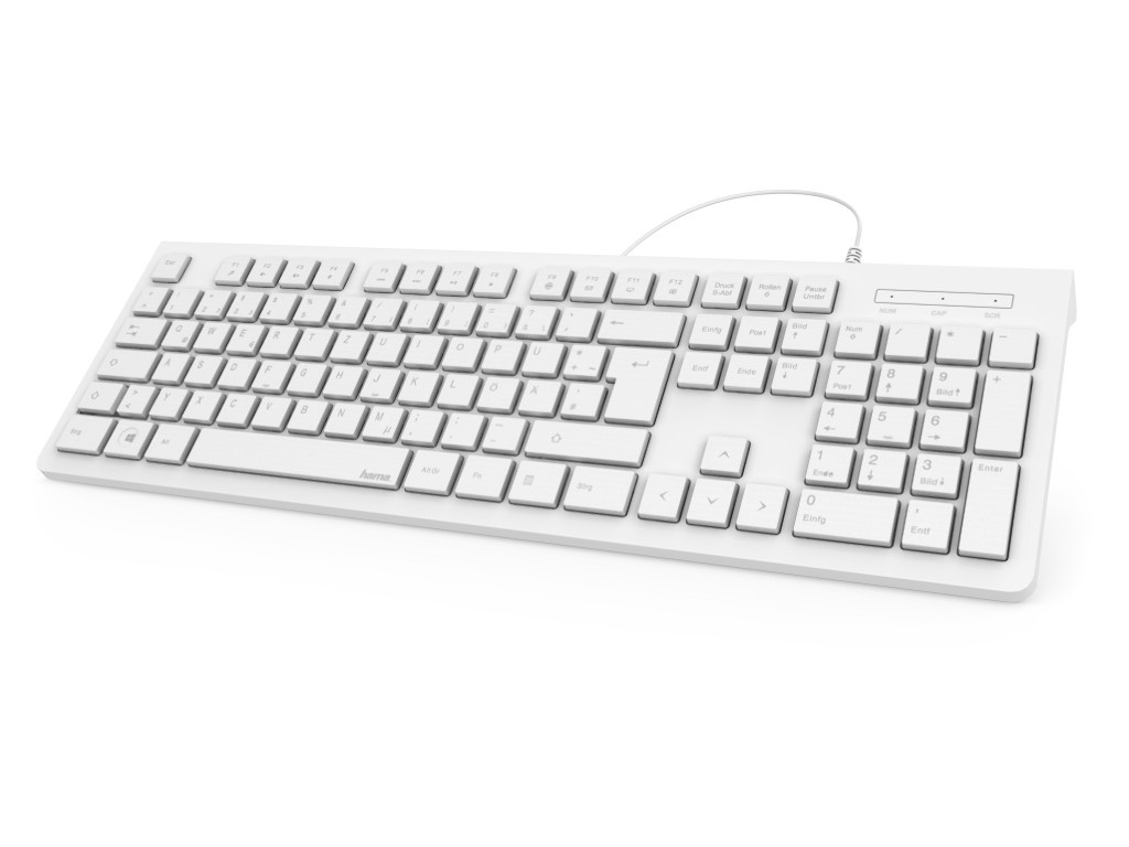 

Клавиатура Hama KC-200 USB White R1182680, KC-200