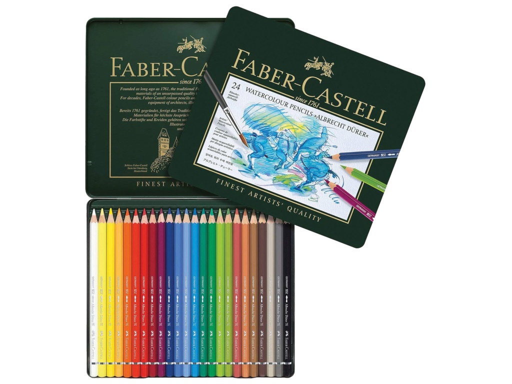 Карандаши цветные художественные Faber-Castell Albrecht Durer 24 цвета 117524 faber castell акварельные художественные карандаши albrecht durer 6 штук 118 алый