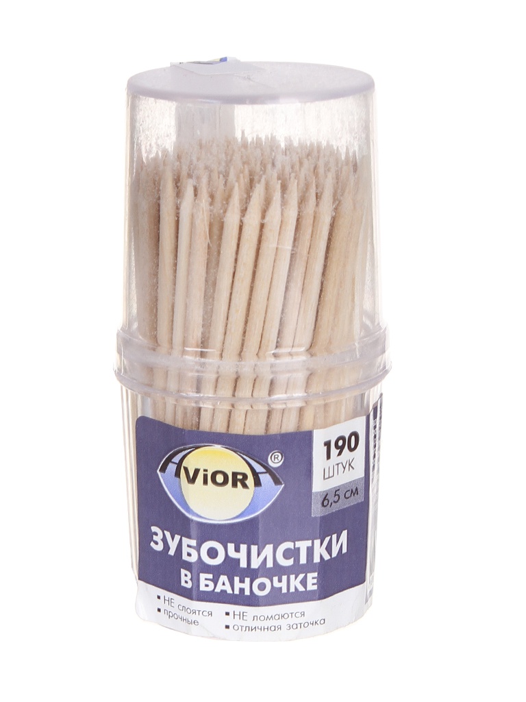 

Зубочистки Aviora Деревянные 190шт 401-427, 401-427