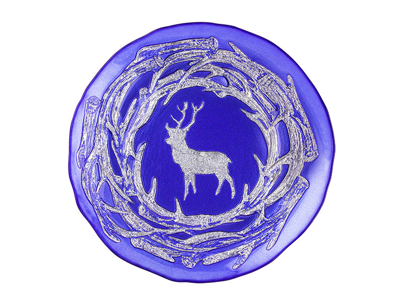 

Блюдо Elan Gallery Северный олень 32x32x2cm Blue 120817, Северный олень