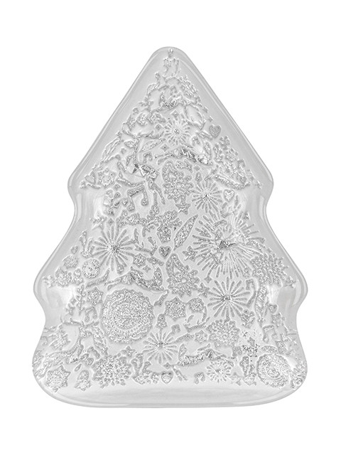 

Блюдо Elan Gallery Елочка 24x19x2.5cm White-Silver 120830, Елочка