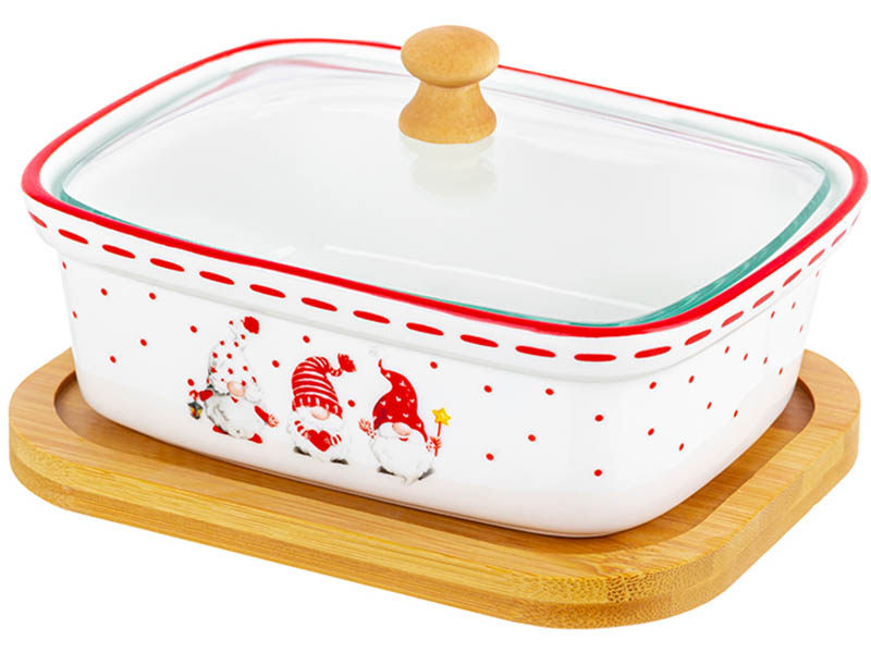 

Паштетница Elan Gallery Весёлые гномики 330ml 540638, Весёлые гномики