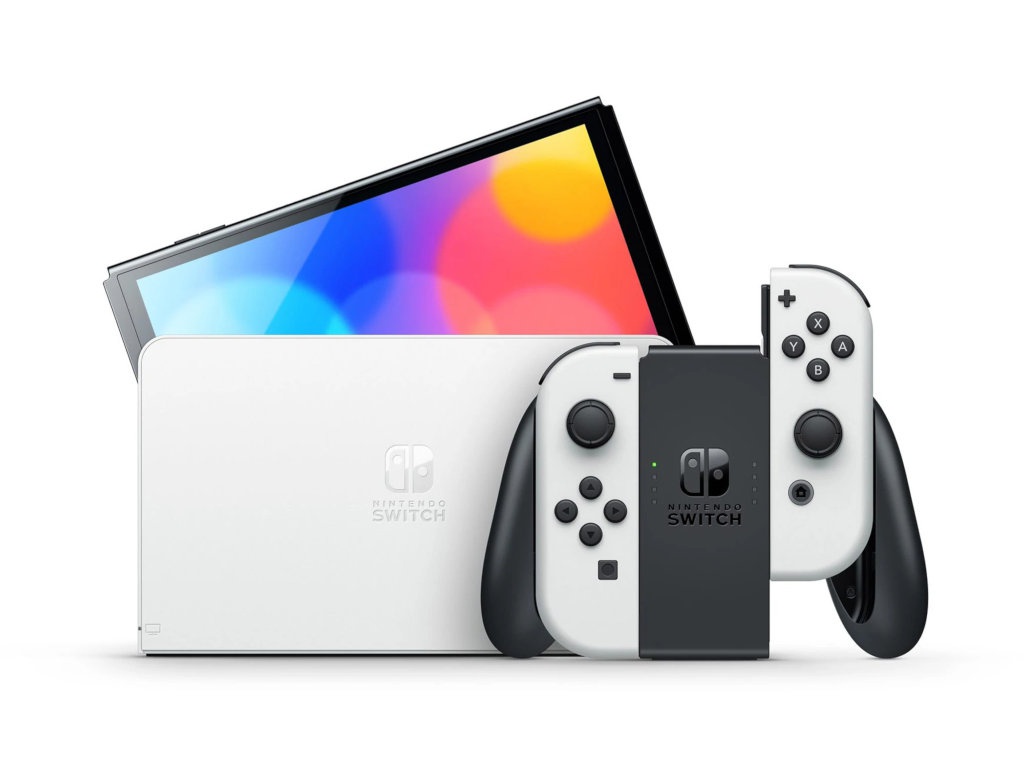 Игровая приставка Nintendo Switch Oled White maglam lord [nintendo switch английская версия]