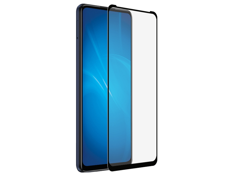 

Закаленное стекло DF для Motorola Moto G60s Full Screen Full Glue Black Frame mColor-07, Motorola Moto G60s