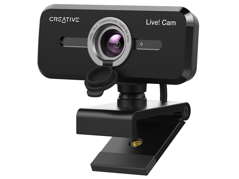 Вебкамера Web Creative Live! Cam SYNC 1080P V2 черный 2Mpix (1920x1080) USB2.0 с микрофоном веб камера a4tech pk 940ha 2mpix 1920x1080 usb2 0 с микрофоном