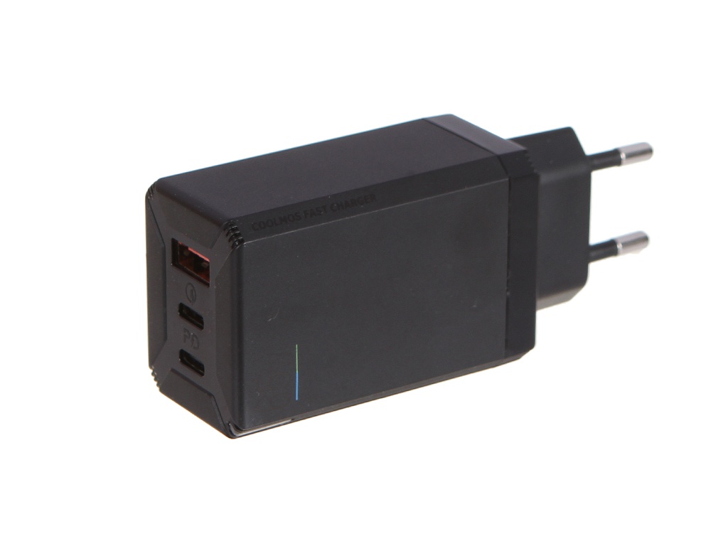 фото Зарядное устройство red line superior pd-80 usb + 2xtype-c 3.25a qc3.0 + pd65 cool mos black ут000026764