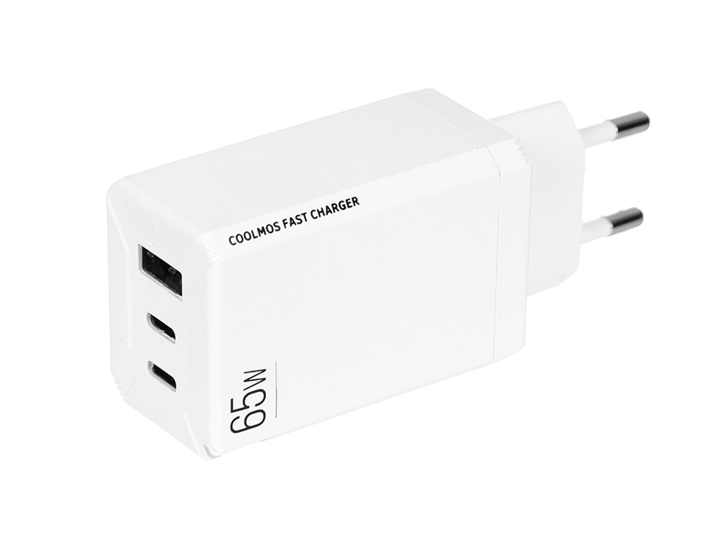 фото Зарядное устройство barn&hollis b&h-55 usb + type-c qc 3.0 + pd65 white ут000027039 barn&amp;hollis