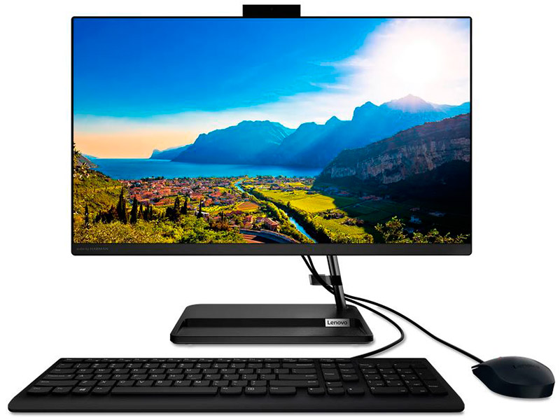 фото Моноблок lenovo ideacentre aio 3 24itl6 f0g0000mrk (intel core i3 1115g4 3ghz/8192mb/512gb ssd/iris xe graphics/wi-fi/bluetooth/cam/23.8/1920x1080/no os)