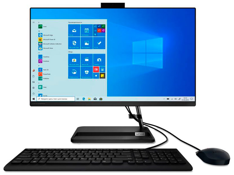 фото Моноблок lenovo ideacentre 3 27itl6 f0fw0012rk (intel core i5-1135g7 2.4 ghz/8192mb/512gb ssd/dvd-rw/intel iris xe graphics/wi-fi/bluetooth/cam/27.0/1920x1080/windows 10 home 64-bit)