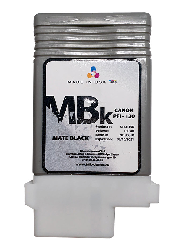 Картридж INK-Donor INK-120MBK Matte Black для Canon imagePROGRAF TM-200/205/300/305