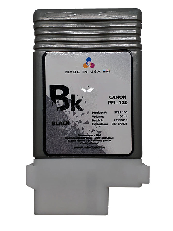 Картридж INK-Donor INK-120BK Black для Canon imagePROGRAF TM-200/205/300/305