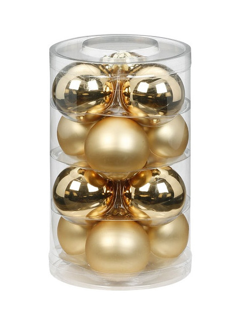

Набор шаров Winter Glade 6cm 12шт Gold Shiny-Matte 12205C105, 12205C105