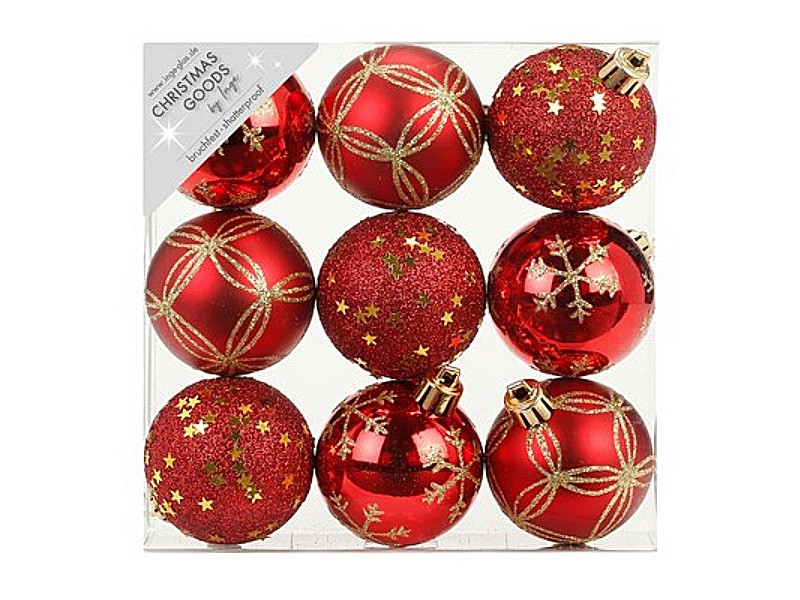 

Набор шаров Winter Glade 6cm 9шт Red 81074G003, 81074G003