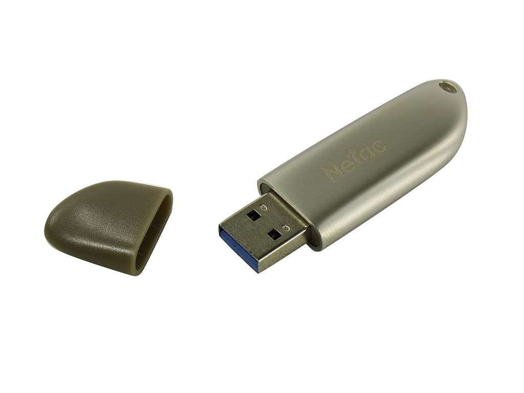 USB Flash Drive 128Gb - Netac U352 USB 3.0 NT03U352N-128G-30PN флешка netac u352 128gb usb 3 0 серебристый коричневый nt03u352n 128g 30pn