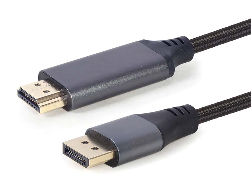Аксессуар Gembird Cablexpert DisplayPort - HDMI 20M/19M 4K 1.8m Black CC-DP-HDMI-4K-6 аксессуар ks is displayport hdmi ks 749