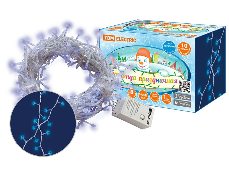 

Гирлянда TDM-Electric СГ100Г10 10m SQ0361-0036, СГ100Г10